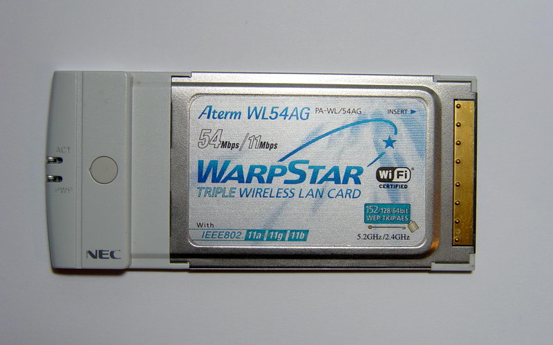 Karta Wifi Nec Warpstar Aterm Wl54ag A B G Atheros 7144351164 Oficjalne Archiwum Allegro