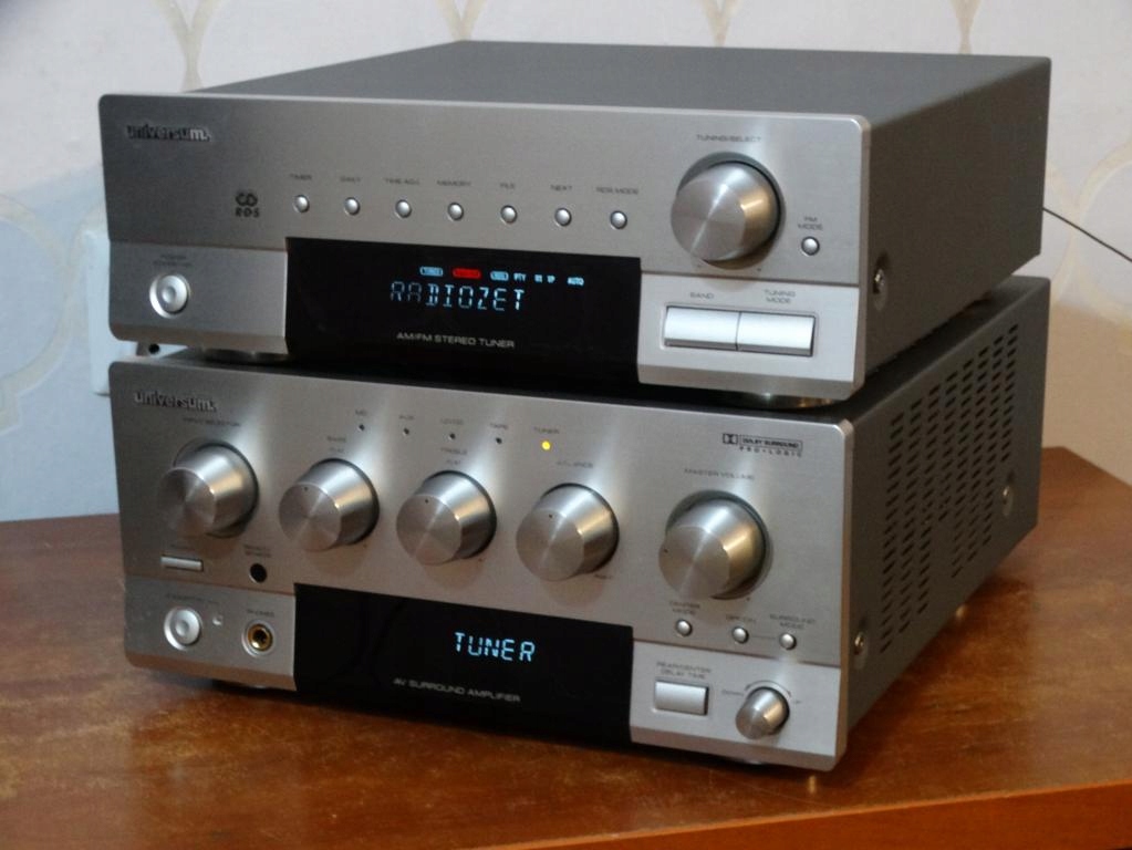 Wzmacniacz i tuner Universum V-4096 mocny i śliczn
