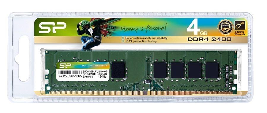 Pamięć DDR4 Silicon Power 4GB 2400MHz CL17 1,2V
