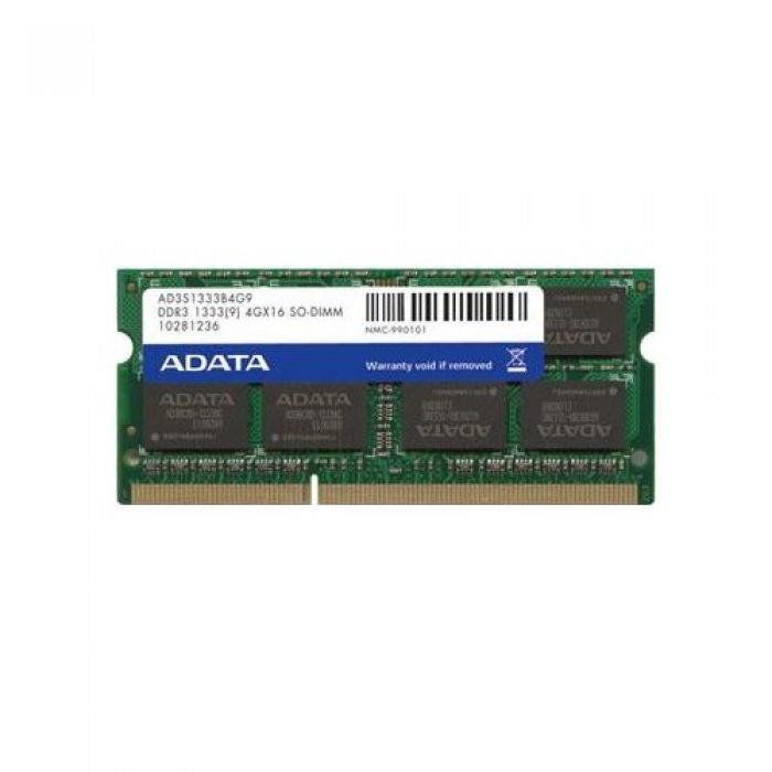 Pamięć do laptopa ADATA DDR3 4GB AD3S1333C4G9-R
