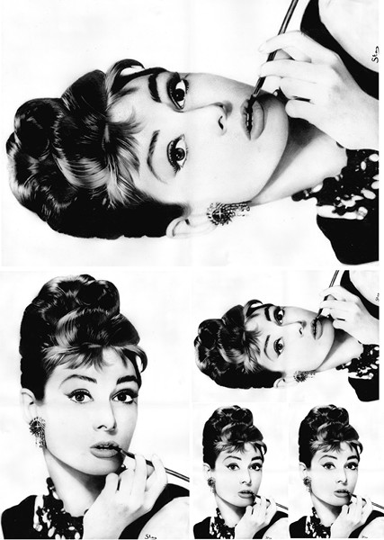 Papier do decoupage 60g Audrey Hepburn (1-72)