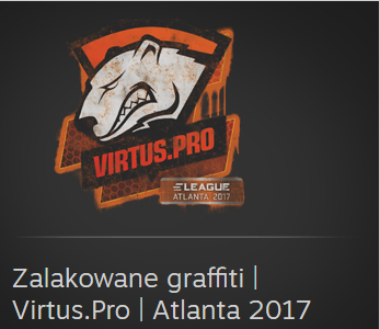GRAFFITI VIRTUS PRO ATLANTA 2017 CS GO SNAX BYALI