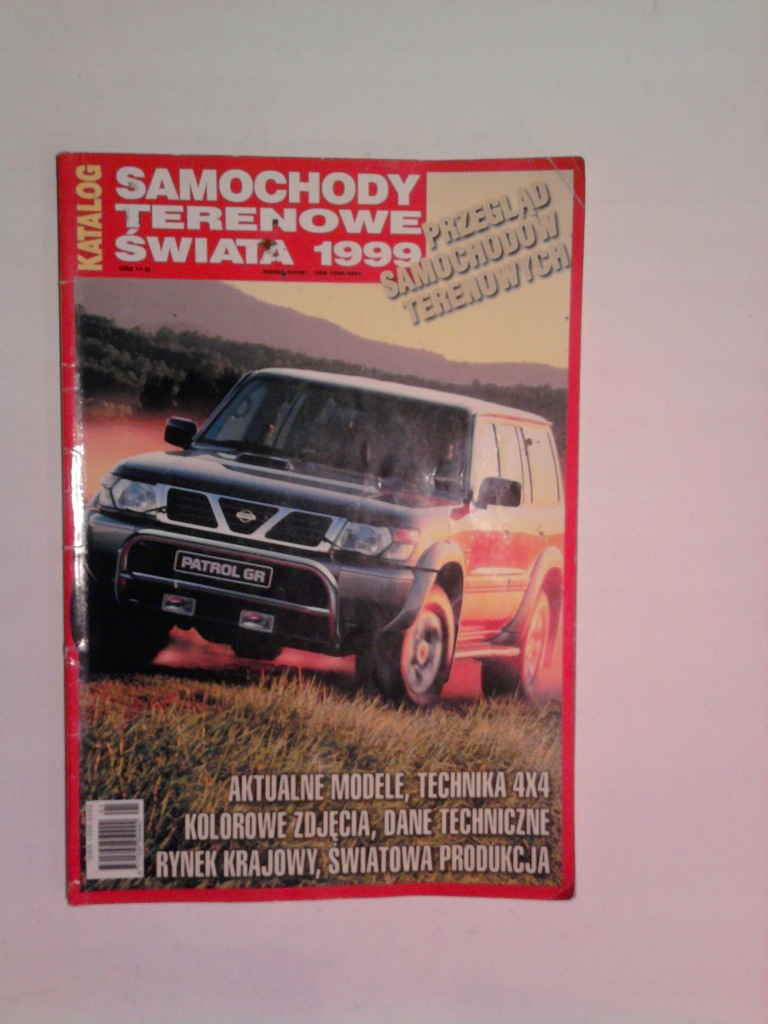 KATALOG SAMOCHODY TERENOWE SWIATA 1999