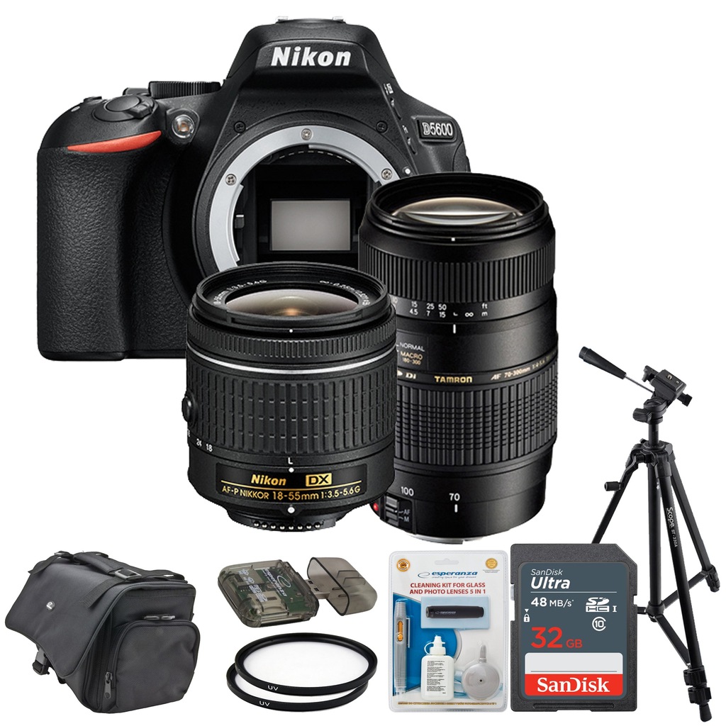 Nikon D5600 1855 DX TAMRON 70300 2XL Zwrot 430zł 6699537127