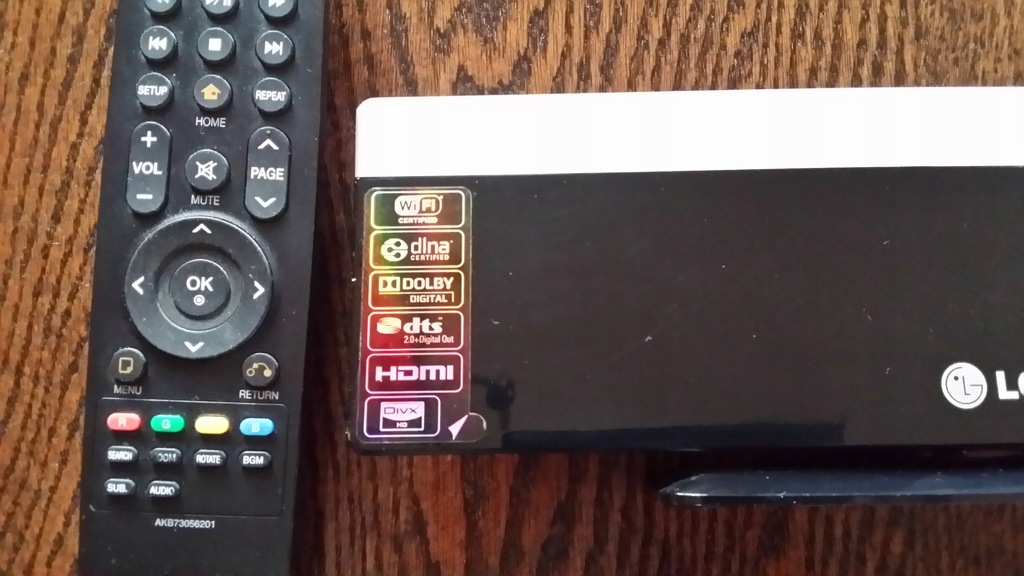 LG Sieciowy odtwarzacz multimedialny DP1W