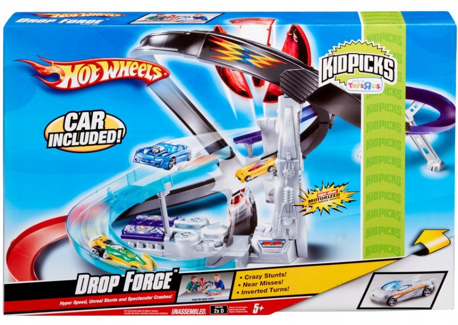 Hot wheels drop force hotsell
