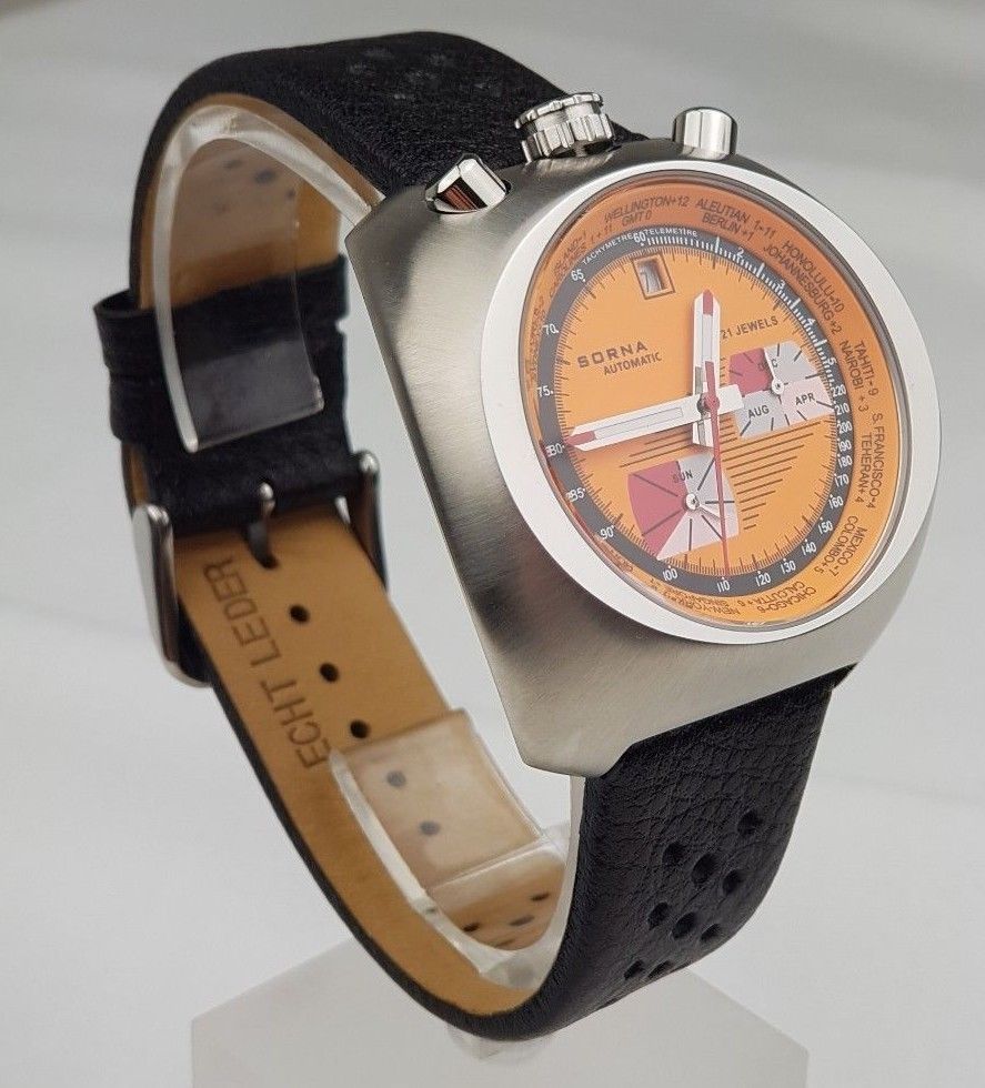 NOWY, AUTOMATYCZNY ZEGAREK BULLHEAD SORNA DIVER