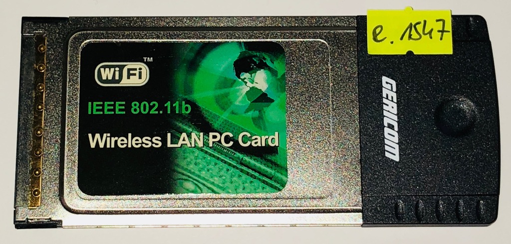 LAN PC CARD GERICOM IEEE 802.11b NR R.1547