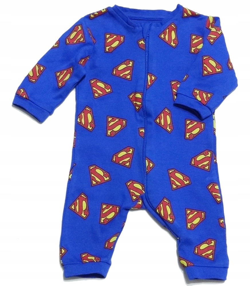 CUBUS fajny pajacyk SUPERMAN ORGANIC COTTON 50-56