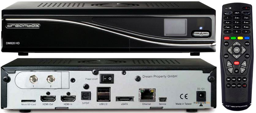 DREAMBOX 820 HD DUAL 2 x DVB-S2 - wys.GRATIS- KRAK