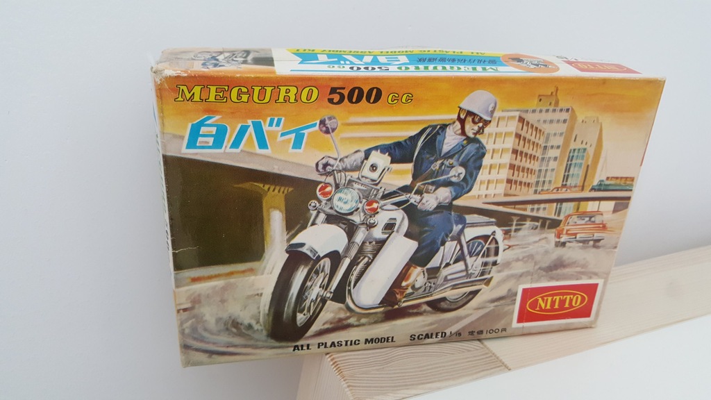 UNIKAT MOTOCYKL MEGURO 500cc lata 60 NITTO