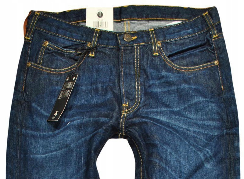 LEE spodnie SLIM regular BLUE jeans DAREN W30 L34 - 7225763487 ...