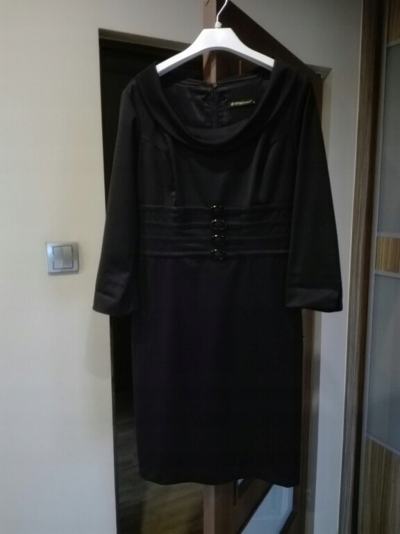 Sukienka klasyczna czarna w stylu Coco Chanel 38 - 7679214164 - oficjalne  archiwum Allegro