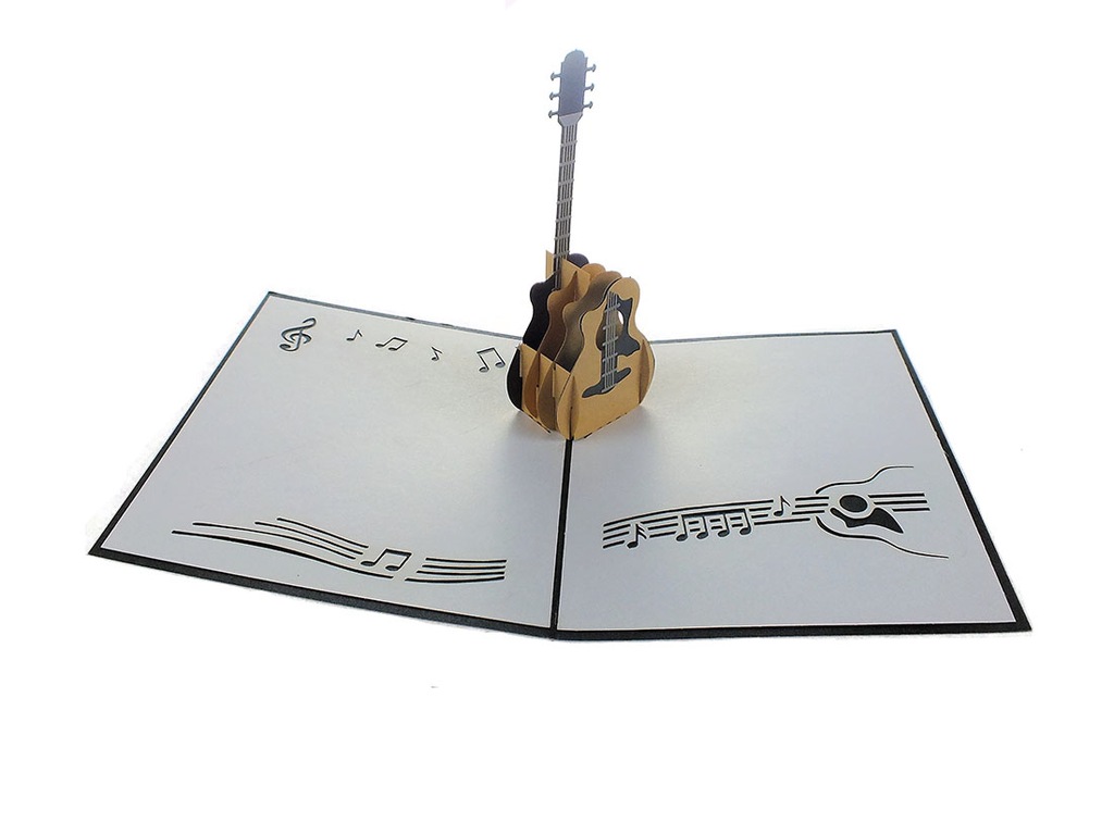 Gitara klasyczna Kartka 3D