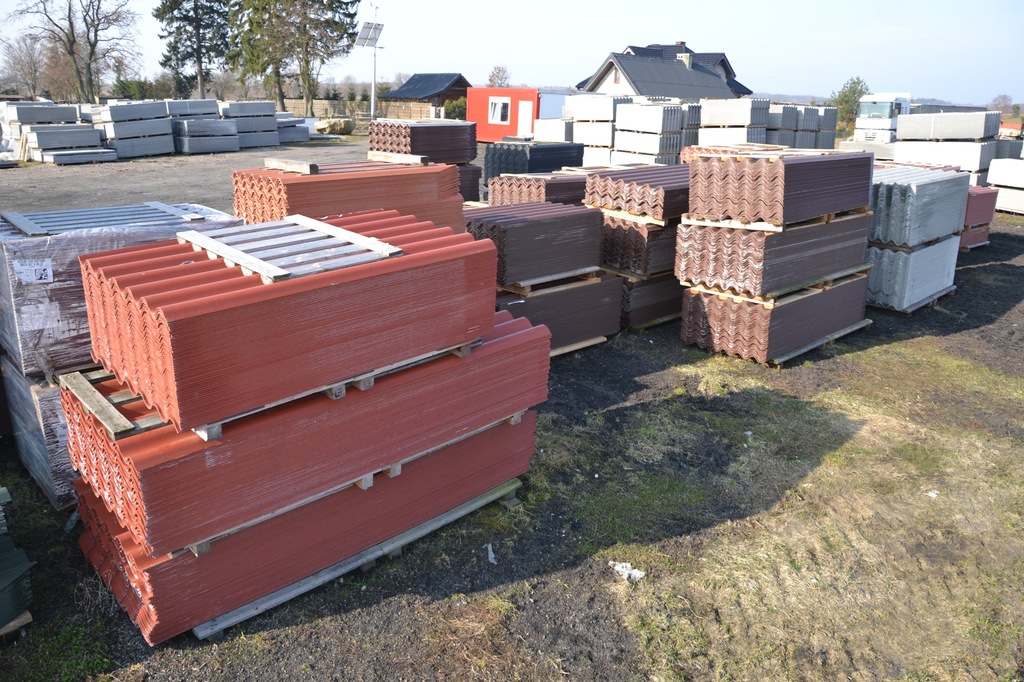 PŁYTA WŁÓKNO-CEMENTOWA SZARA 14,50 m2 brutto BYTÓW
