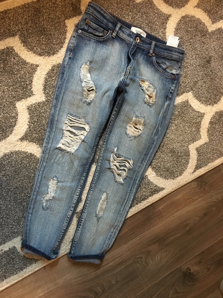 Spodnie Mango jeansowe 34/36