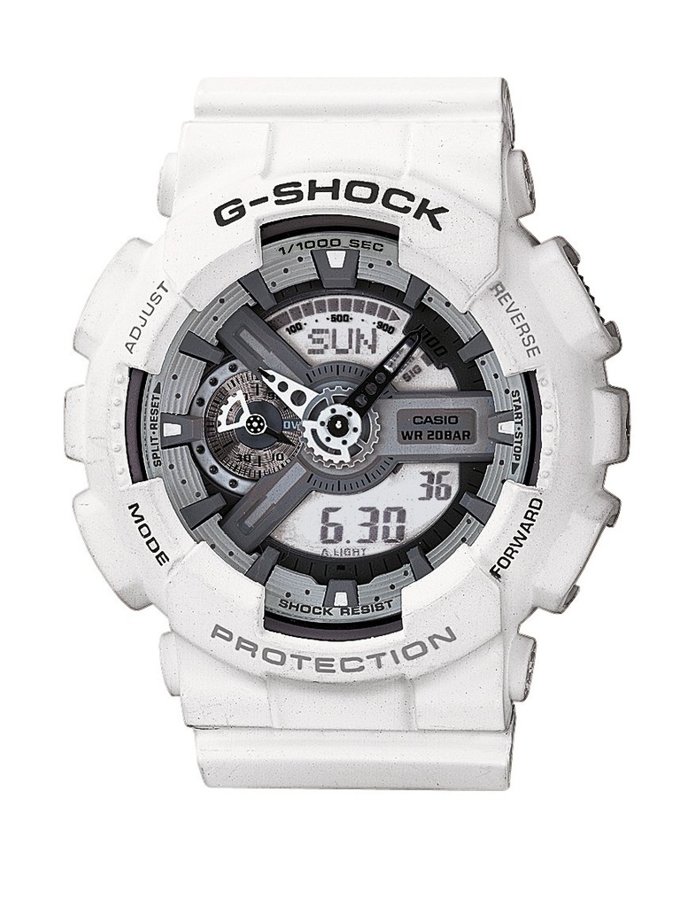 Zegarek męski Casio G-Shock GA-110C biały