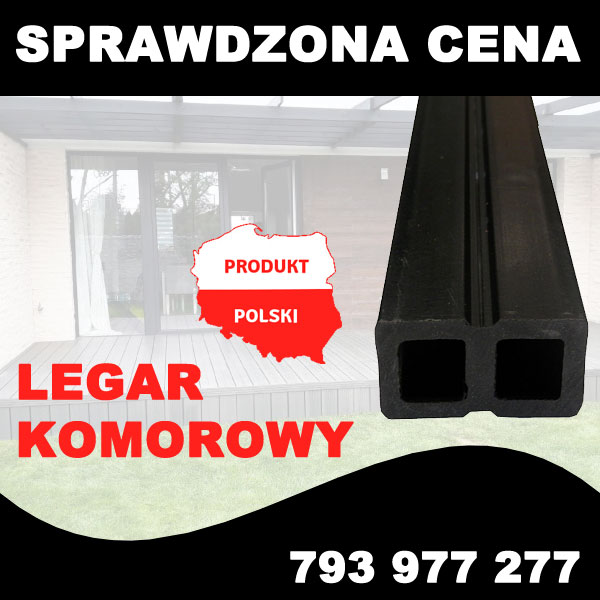 Legary Deski Tarasowe Kompozytowe legar wpc MONTAŻ