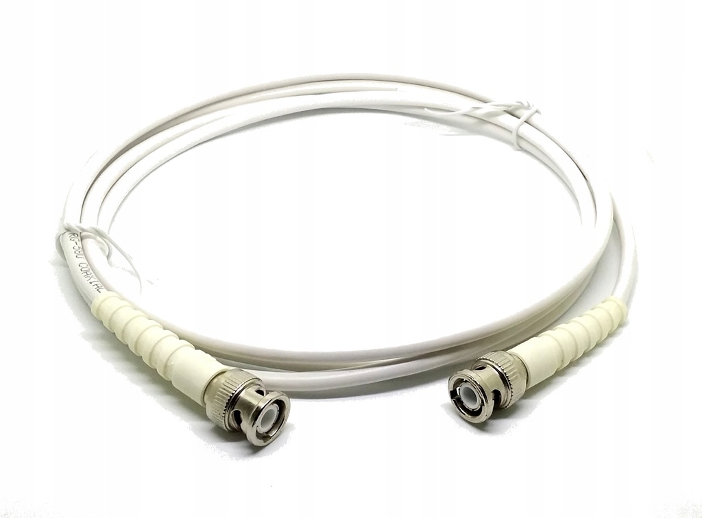 Przyłącze kabel wtyk BNC -wtyk BNC 50Ohm 30m białe