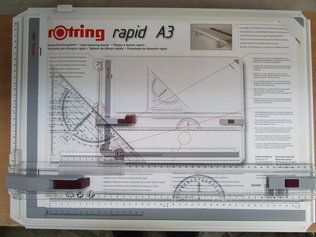 Deska kreślarska Rotring rapid A3     #P654