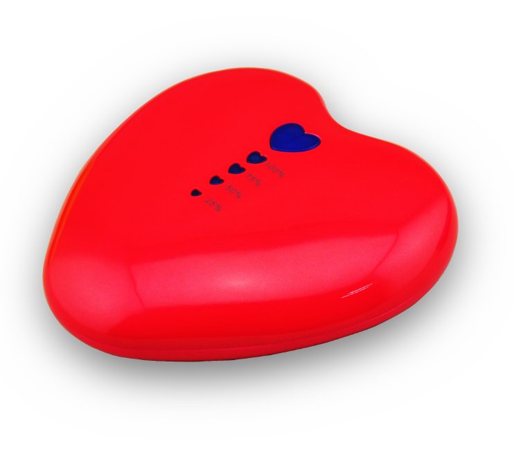 POWERBANK SERCE SERDUSZKO EMOJI 5200 mAh 2x USB xd