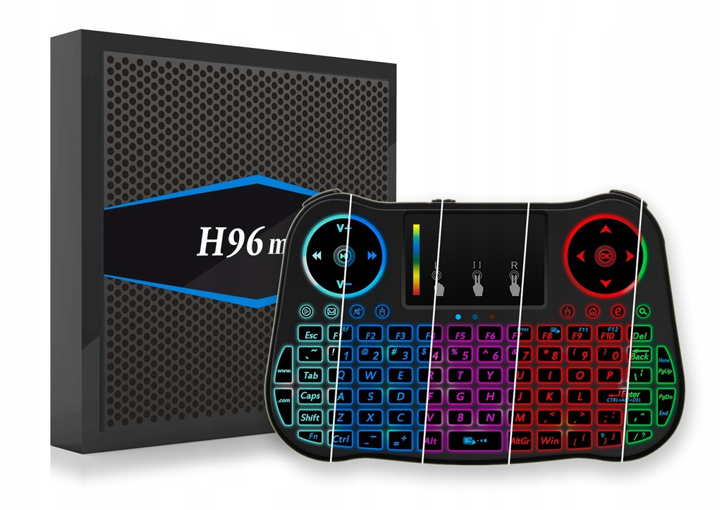 H96 MINI SMART TV BOX 2/16GB BT + KLAWIATURA MT08+ 7534348010