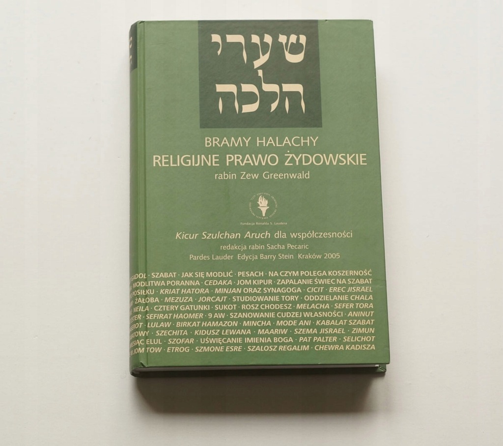 Bramy Halachy Religijne Prawo Żydowskie PARDES