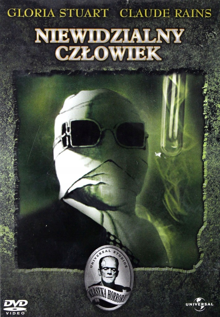 NIEWIDZIALNY CZŁOWIEK (1933) (DVD)