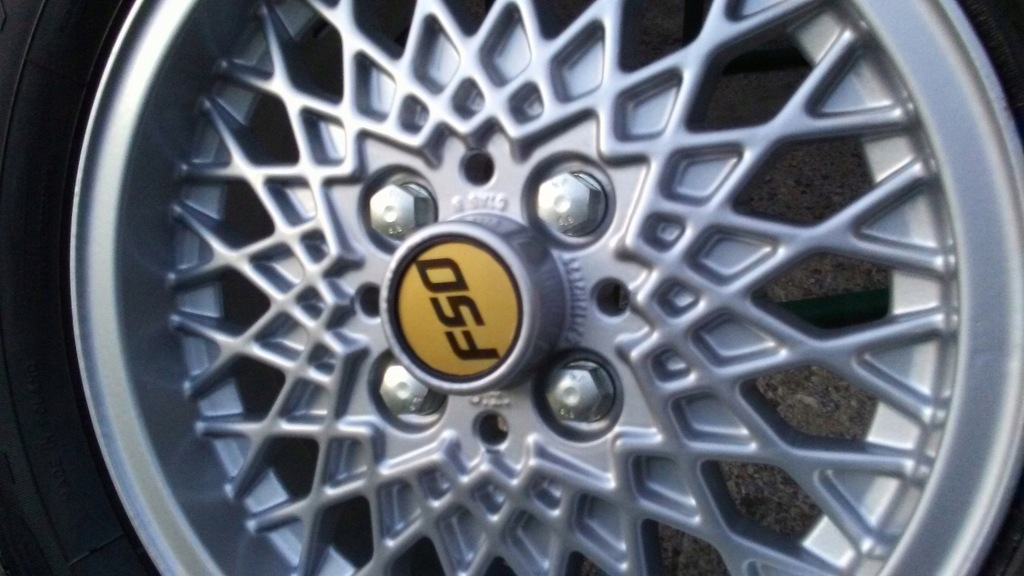 ALU FELGI 13 OZ RUOTE FSO POLONEZ 125p GOTOWE KOŁA