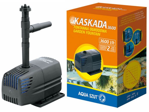 POMPA FONTANNA STRUMIEŃ KASKADA AQUA SZUT 3600 l/h