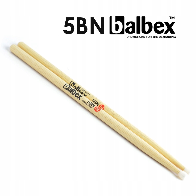 Balbex Premium Hickory 5B Nylon - 3 pary pałek dP