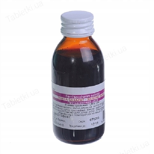 Żelazne wino 100ml, żelazo w płynie