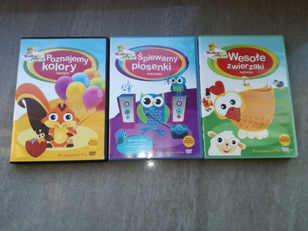 BABY TV NA DVD - PAKIET 3 PŁYTY, dostawa gratis