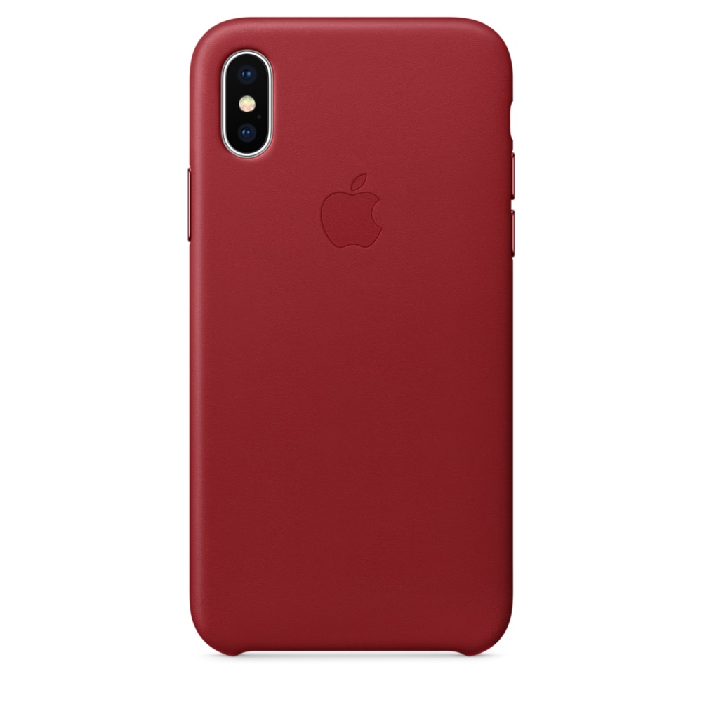 APPLE PRODUCT RED - ETUI PLECY SKÓRA CASE IPHONE X