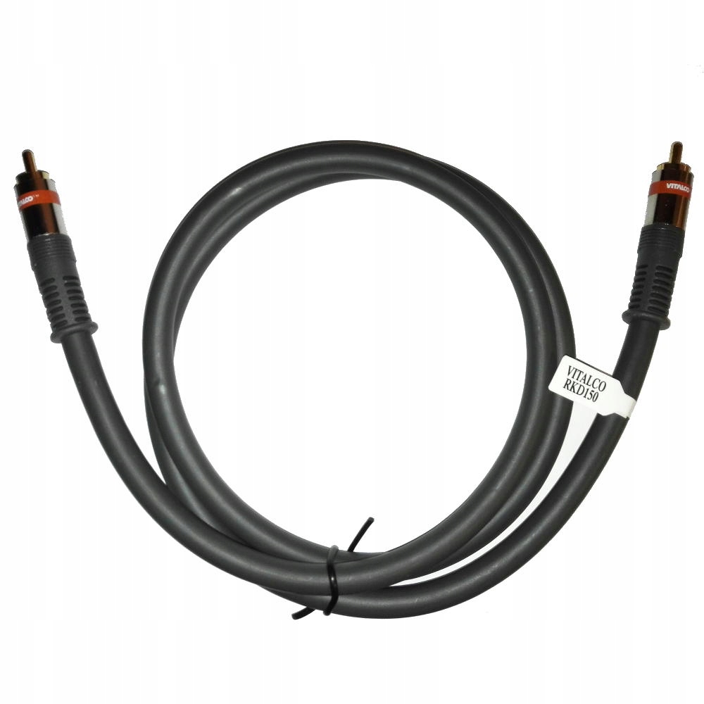 Kabel RCA-RCA Coaxial SPDIF subwoofer 1m Vitalco