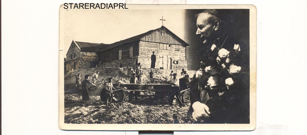 STARE ZDJĘCIE/POCZTÓWKA 1956r PARAFIA MŁOCINY