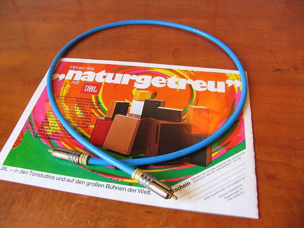 Siltech HF8 Si / 1m, RCA WBT 0101 '' ORYGINAŁ