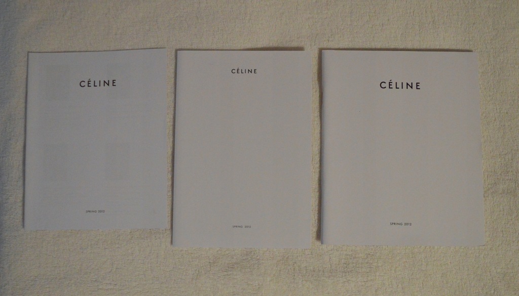 Katalogi CELINE Spring 2012