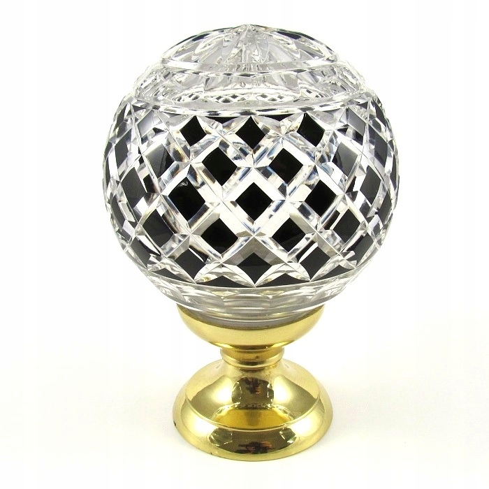 Kryształowa kula do balustrad 100mm / Diamant Noir