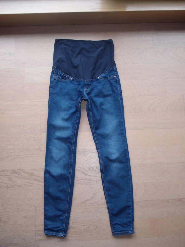 Spodnie ciążowe jeans H&M MAMA SKINNY rozm.38