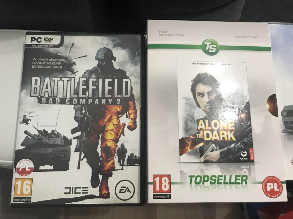 6 gier PC Battlefield,Medal of honor,Fifa16 i inne