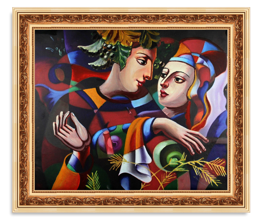 Henryk Borowski obraz olejny 60 x 50
