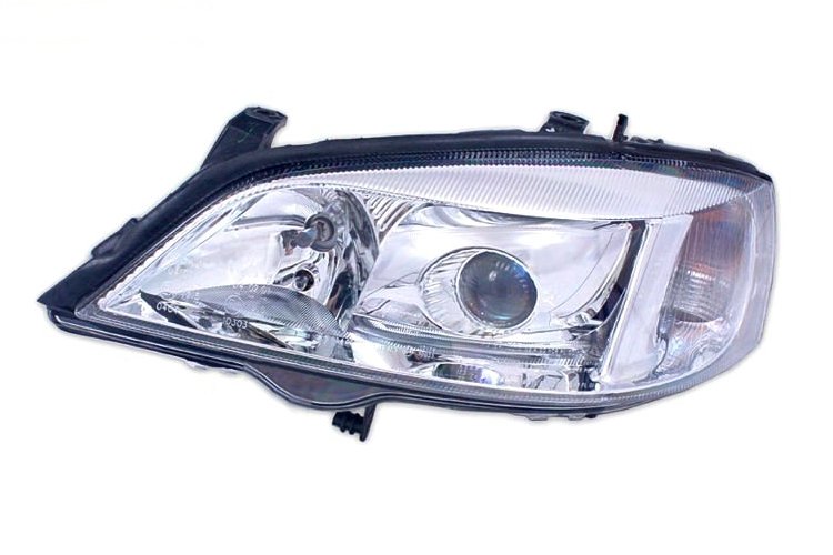Lampy Opel Astra G Xenon ksenon Look CHROM H7 DEPO