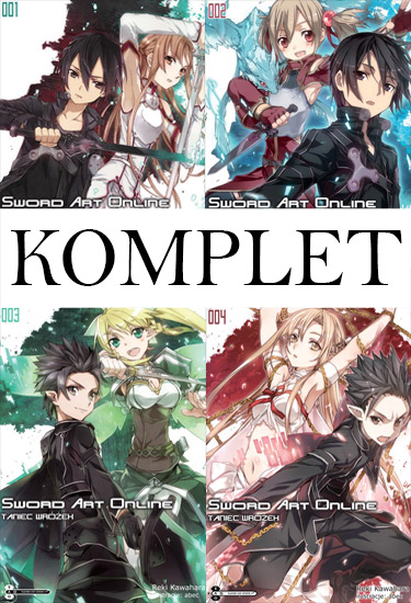 SWORD ART ONLINE TOM 1-18 KOMPLET NOWE LIGHT NOVEL