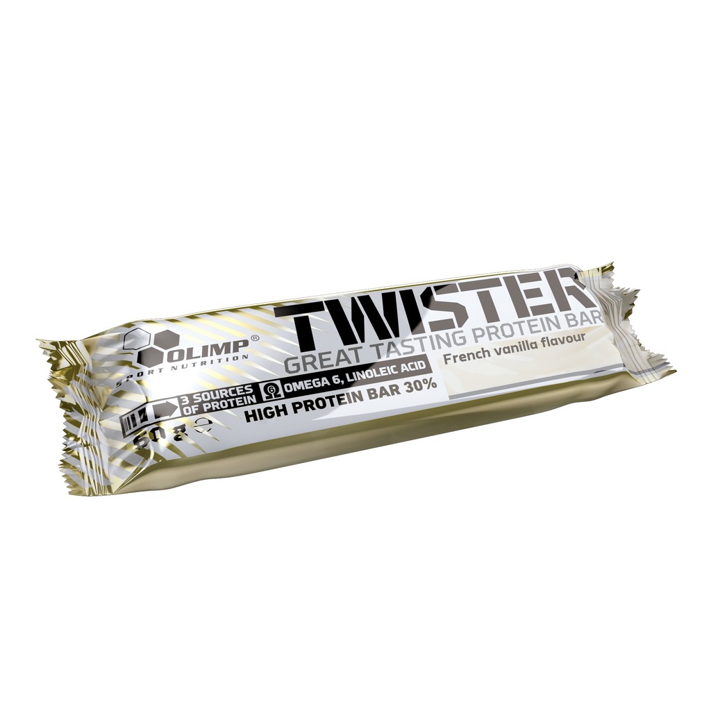 BATON BIAŁKOWY OLIMP TWISTER 60g PISTACJOWY