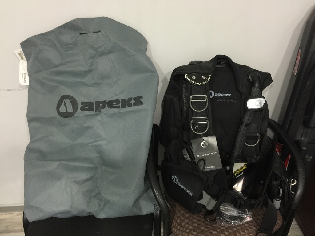 JACKET APEKS BLACK ICE W/SL II, ML/LG