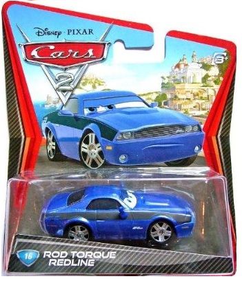 Cars 2 Auta Spoiler Agent Rumak Rod Torque Redline