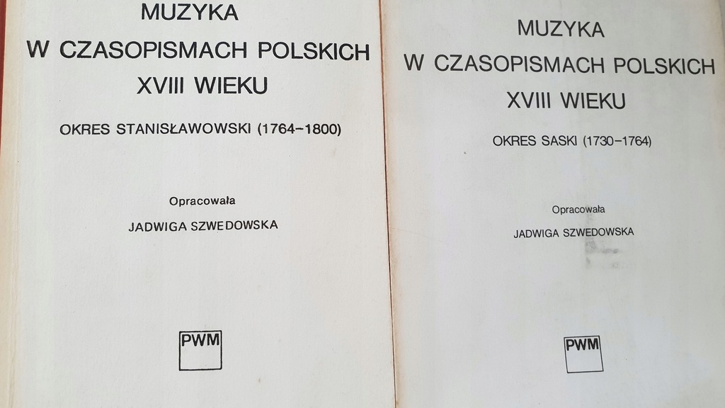 Muzyka w czasopismach Polskich XVIII wieku