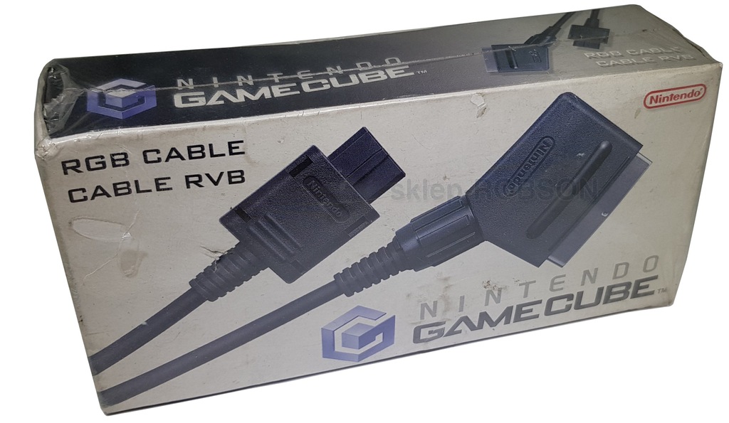 ORYGINALNY KABEL RGB DO GAMECUBE W PUDEŁKU UNIKAT