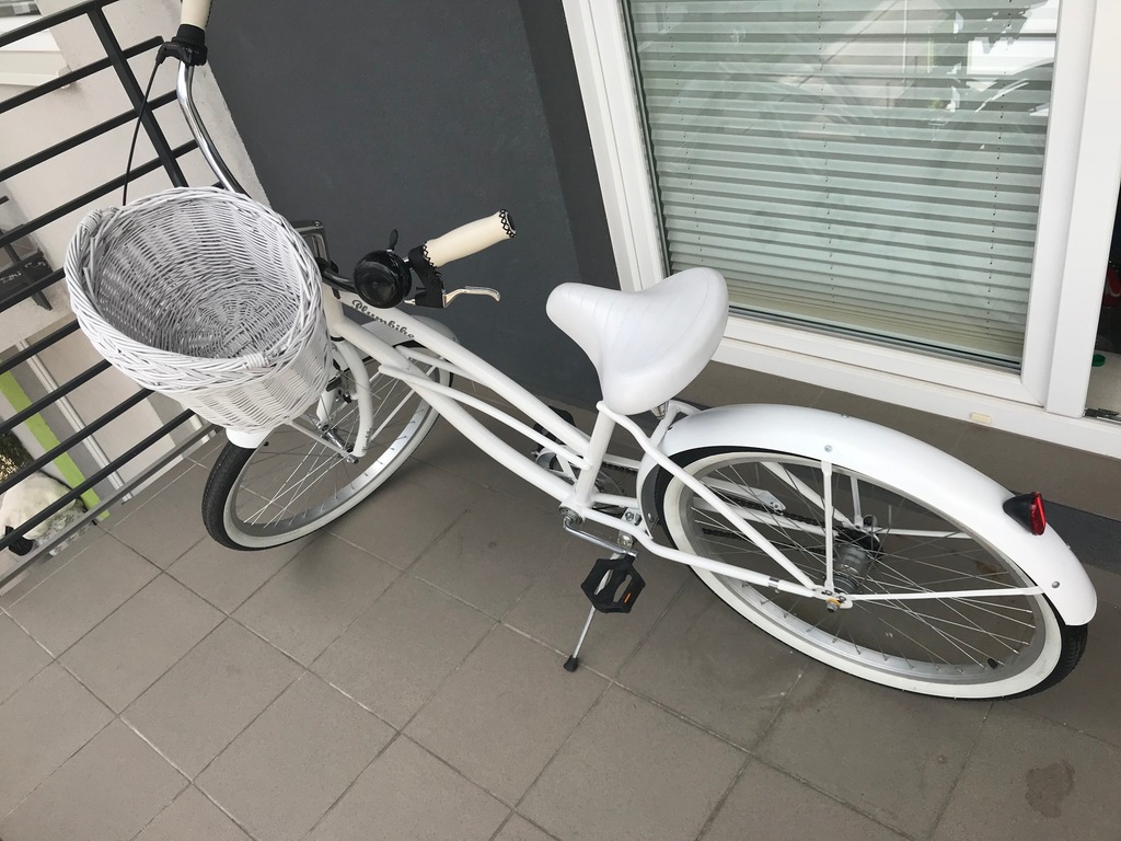 Rower Plumbike La Donna Biały Perłowy 26"